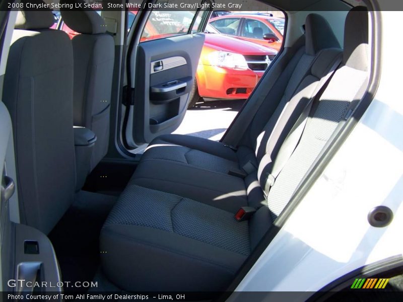 Stone White / Dark Slate Gray/Light Slate Gray 2008 Chrysler Sebring LX Sedan