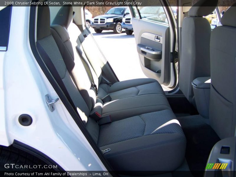 Stone White / Dark Slate Gray/Light Slate Gray 2008 Chrysler Sebring LX Sedan