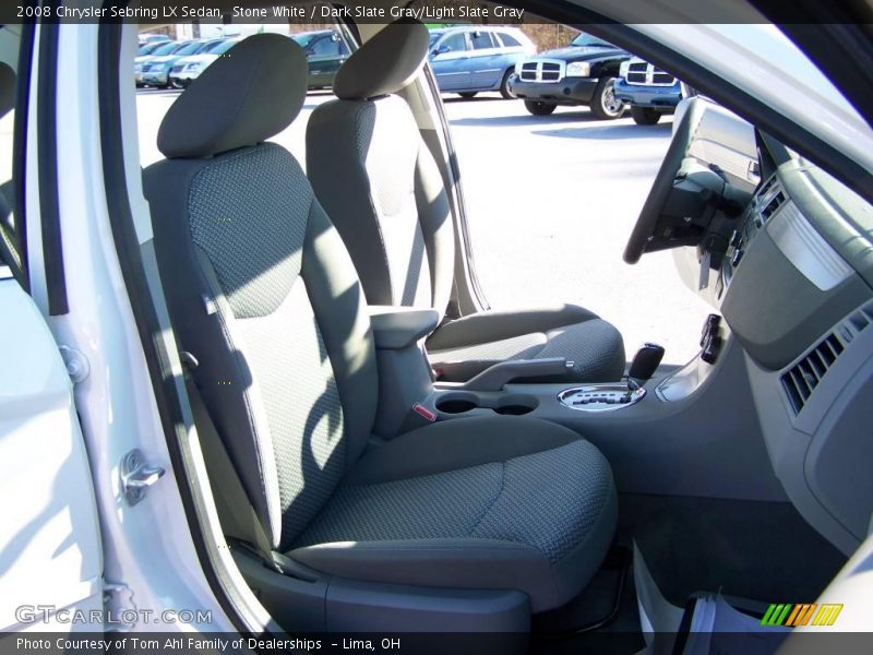 Stone White / Dark Slate Gray/Light Slate Gray 2008 Chrysler Sebring LX Sedan
