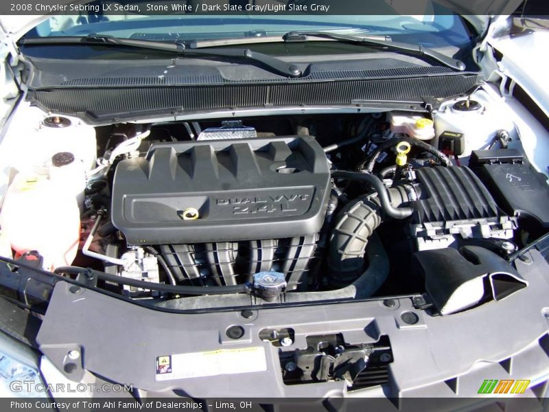 Stone White / Dark Slate Gray/Light Slate Gray 2008 Chrysler Sebring LX Sedan