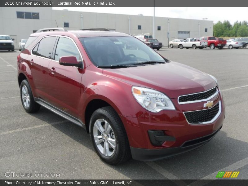 Cardinal Red Metallic / Jet Black 2010 Chevrolet Equinox LT