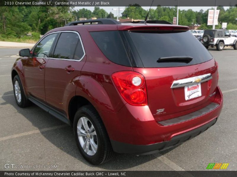 Cardinal Red Metallic / Jet Black 2010 Chevrolet Equinox LT