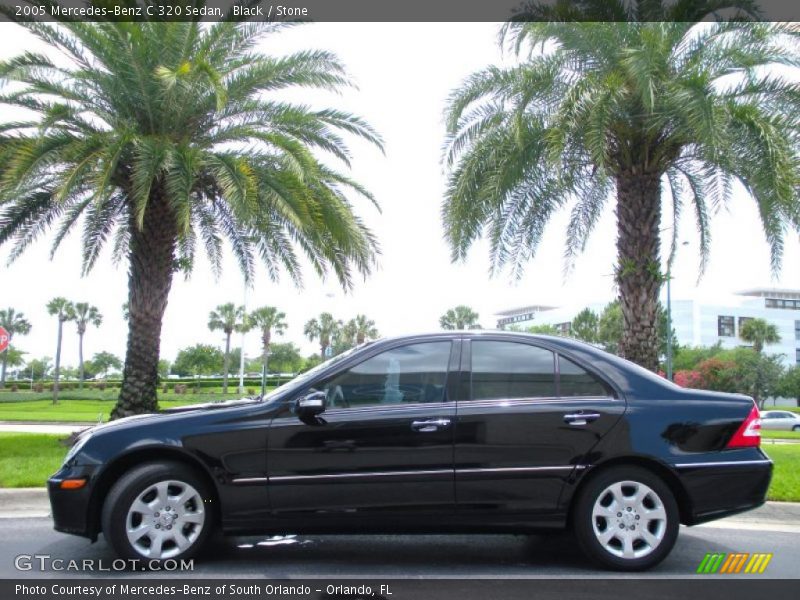 Black / Stone 2005 Mercedes-Benz C 320 Sedan