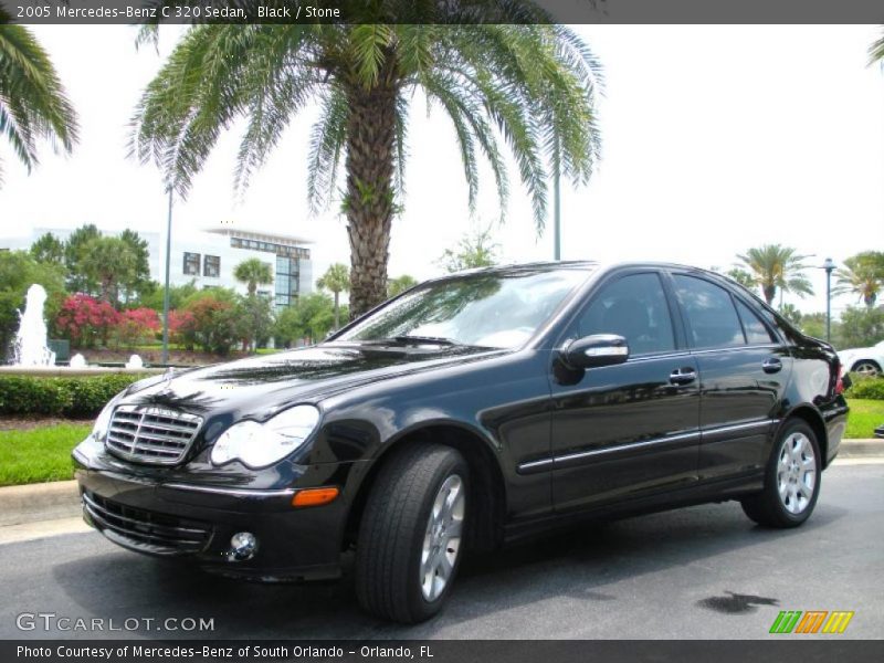Black / Stone 2005 Mercedes-Benz C 320 Sedan