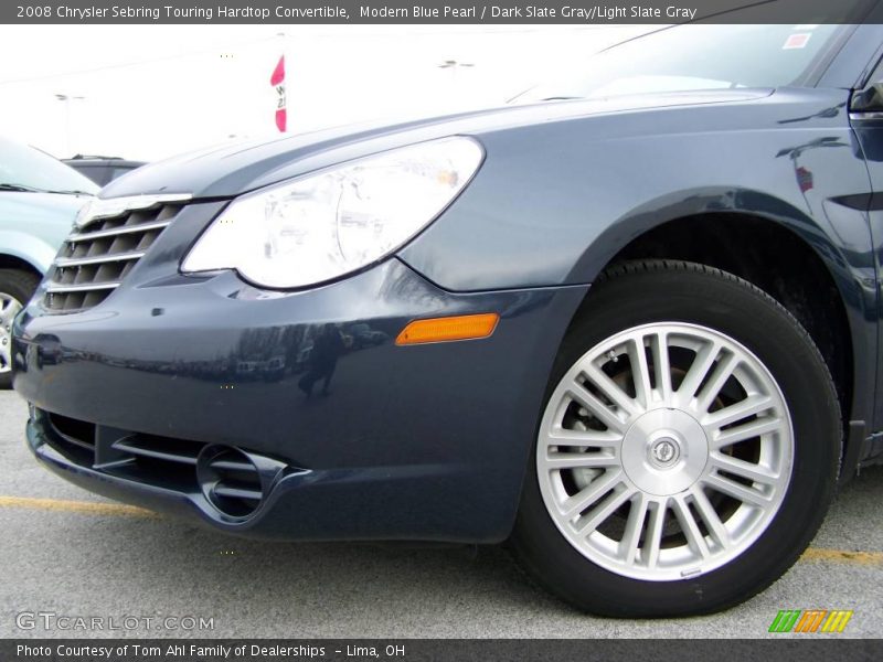 Modern Blue Pearl / Dark Slate Gray/Light Slate Gray 2008 Chrysler Sebring Touring Hardtop Convertible