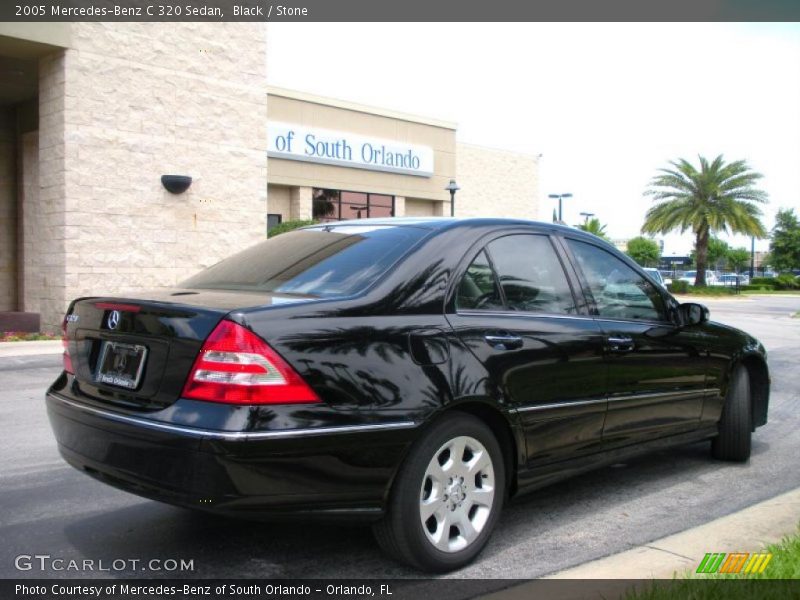 Black / Stone 2005 Mercedes-Benz C 320 Sedan