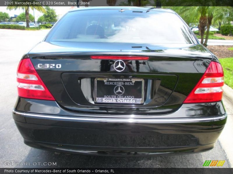 Black / Stone 2005 Mercedes-Benz C 320 Sedan