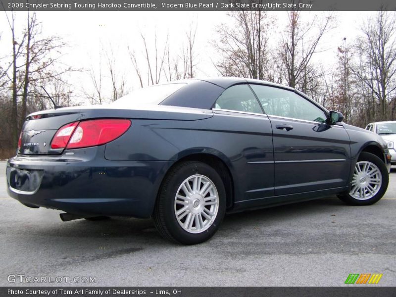 Modern Blue Pearl / Dark Slate Gray/Light Slate Gray 2008 Chrysler Sebring Touring Hardtop Convertible