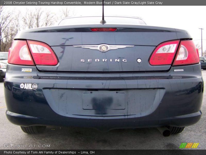 Modern Blue Pearl / Dark Slate Gray/Light Slate Gray 2008 Chrysler Sebring Touring Hardtop Convertible