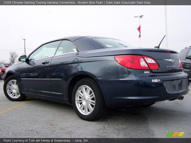Modern Blue Pearl / Dark Slate Gray/Light Slate Gray 2008 Chrysler Sebring Touring Hardtop Convertible