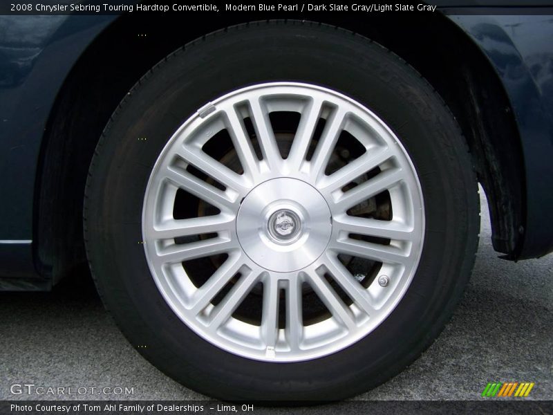 Modern Blue Pearl / Dark Slate Gray/Light Slate Gray 2008 Chrysler Sebring Touring Hardtop Convertible