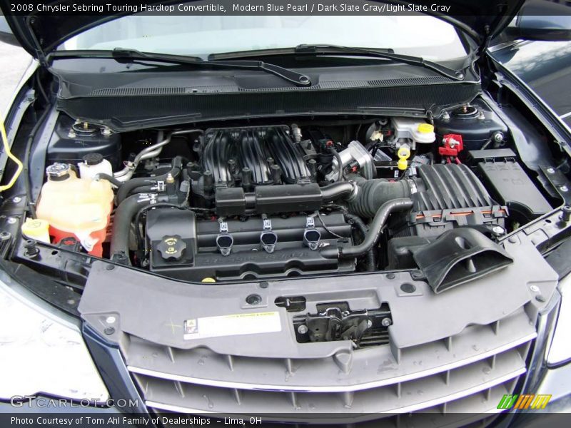 Modern Blue Pearl / Dark Slate Gray/Light Slate Gray 2008 Chrysler Sebring Touring Hardtop Convertible