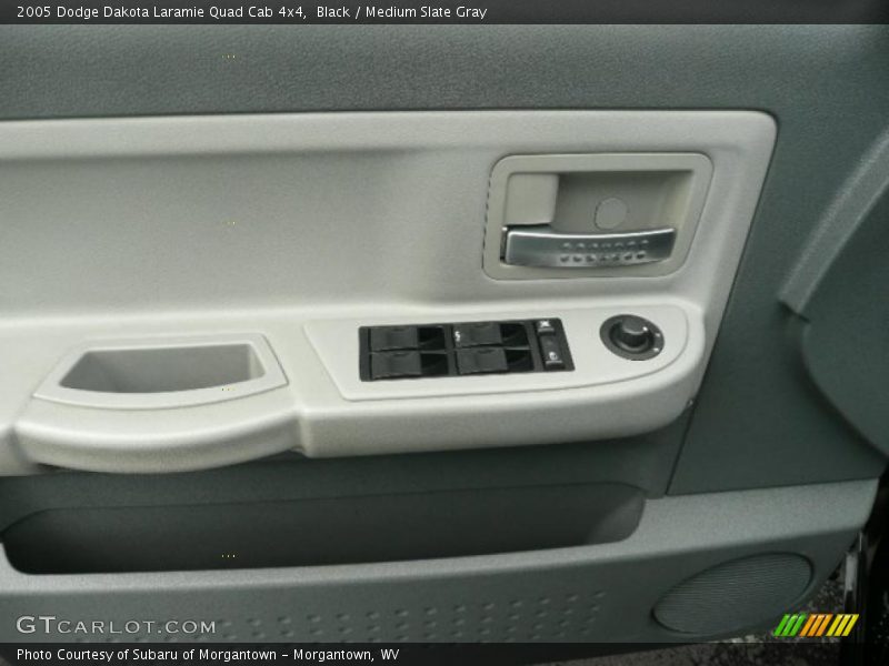 Black / Medium Slate Gray 2005 Dodge Dakota Laramie Quad Cab 4x4