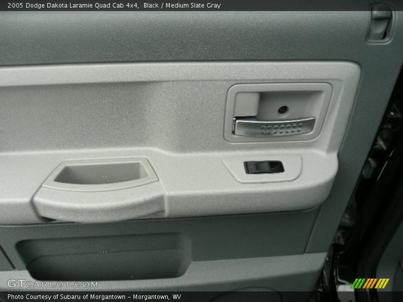 Black / Medium Slate Gray 2005 Dodge Dakota Laramie Quad Cab 4x4
