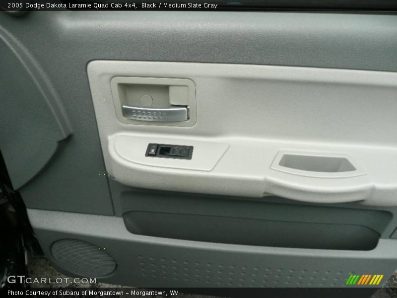 Black / Medium Slate Gray 2005 Dodge Dakota Laramie Quad Cab 4x4