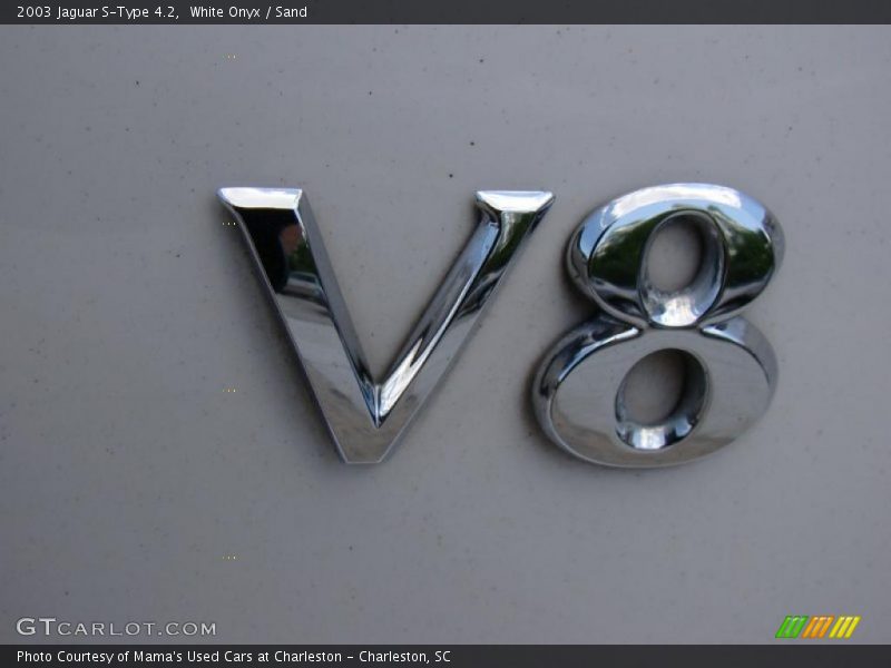 White Onyx / Sand 2003 Jaguar S-Type 4.2