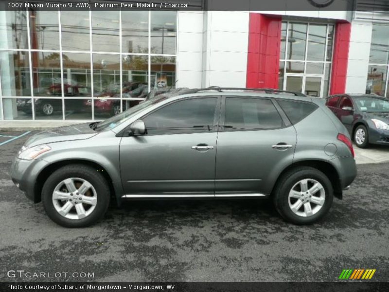 Platinum Pearl Matallic / Charcoal 2007 Nissan Murano SL AWD