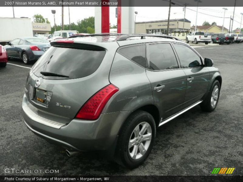 Platinum Pearl Matallic / Charcoal 2007 Nissan Murano SL AWD