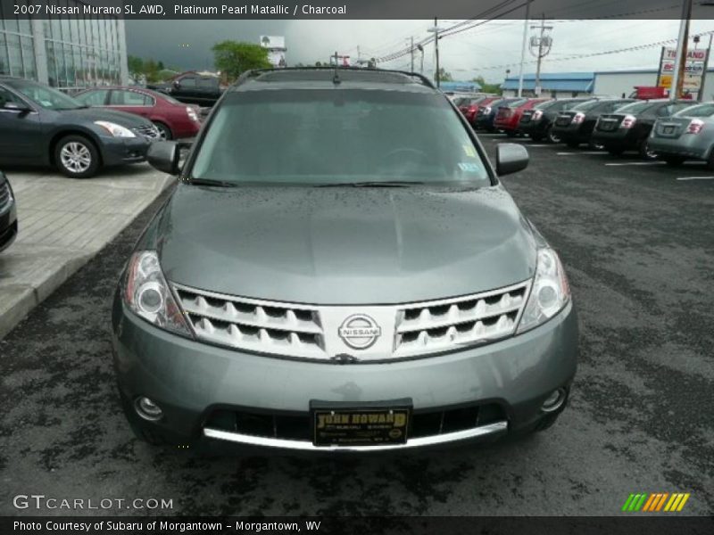 Platinum Pearl Matallic / Charcoal 2007 Nissan Murano SL AWD