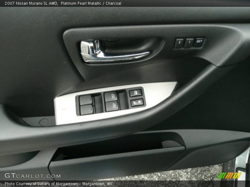 Platinum Pearl Matallic / Charcoal 2007 Nissan Murano SL AWD