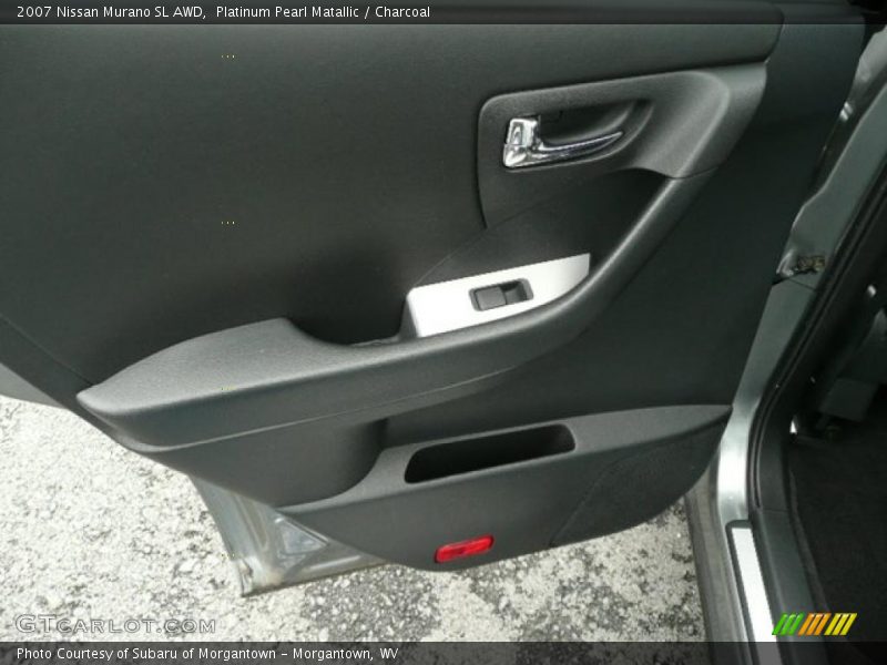 Platinum Pearl Matallic / Charcoal 2007 Nissan Murano SL AWD