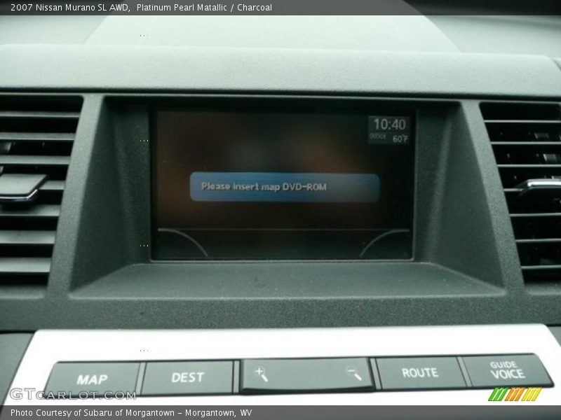 Platinum Pearl Matallic / Charcoal 2007 Nissan Murano SL AWD