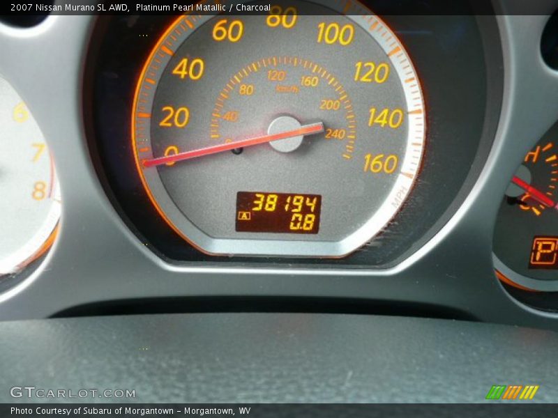 Platinum Pearl Matallic / Charcoal 2007 Nissan Murano SL AWD