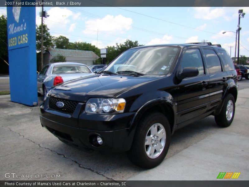 Black / Ebony 2007 Ford Escape Limited