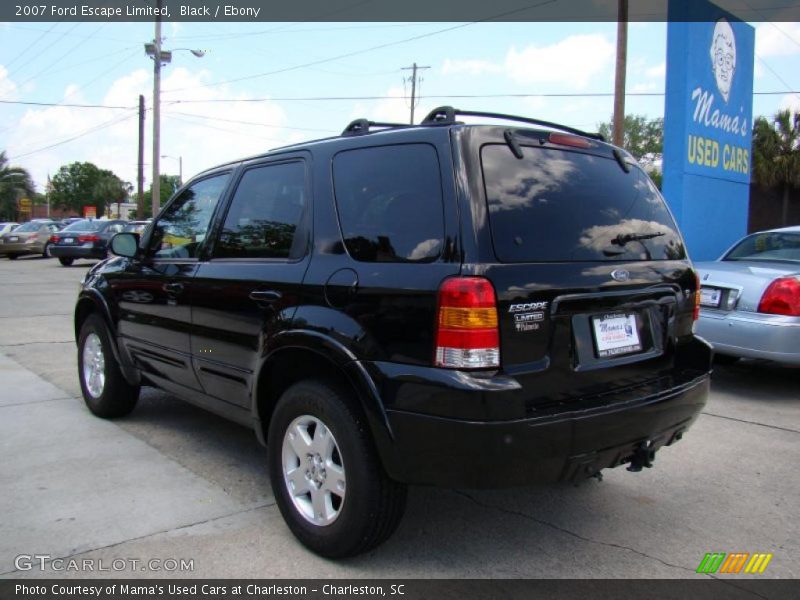 Black / Ebony 2007 Ford Escape Limited