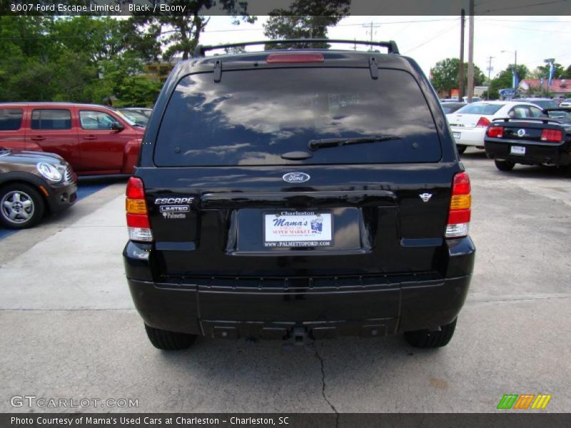 Black / Ebony 2007 Ford Escape Limited