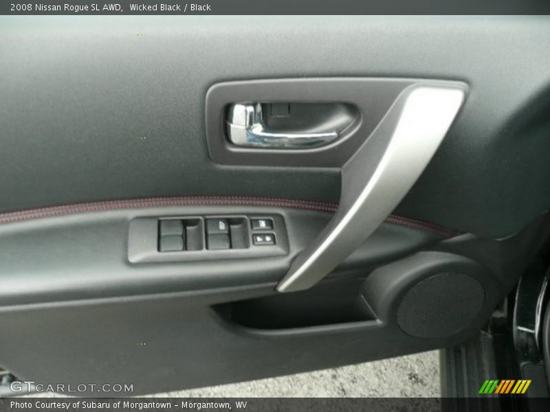 Wicked Black / Black 2008 Nissan Rogue SL AWD