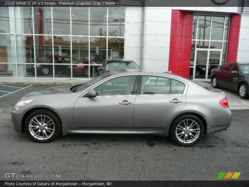  2008 G 35 x S Sedan Platinum Graphite Gray