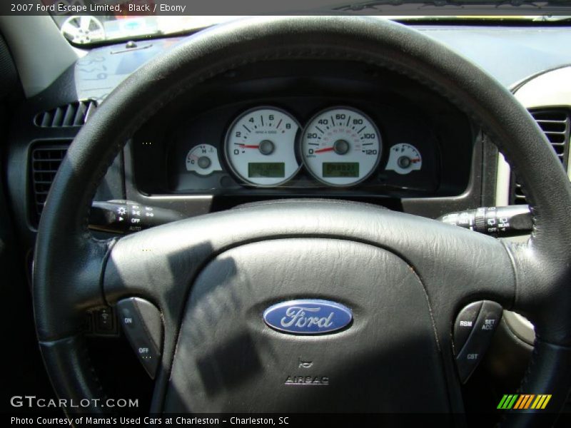 Black / Ebony 2007 Ford Escape Limited