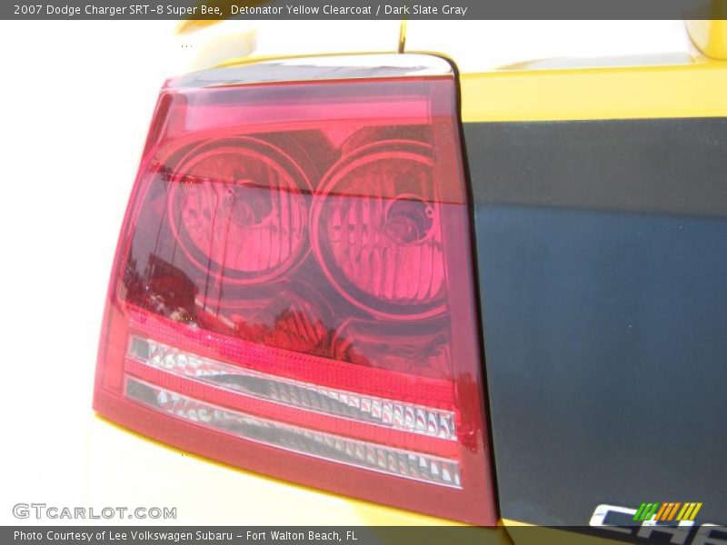 Detonator Yellow Clearcoat / Dark Slate Gray 2007 Dodge Charger SRT-8 Super Bee