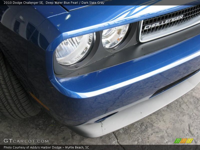 Deep Water Blue Pearl / Dark Slate Gray 2010 Dodge Challenger SE