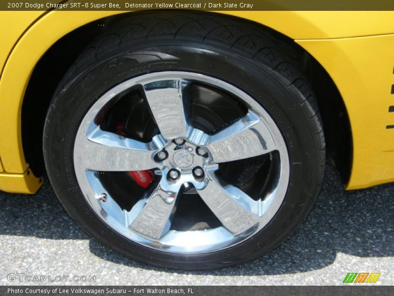 Detonator Yellow Clearcoat / Dark Slate Gray 2007 Dodge Charger SRT-8 Super Bee