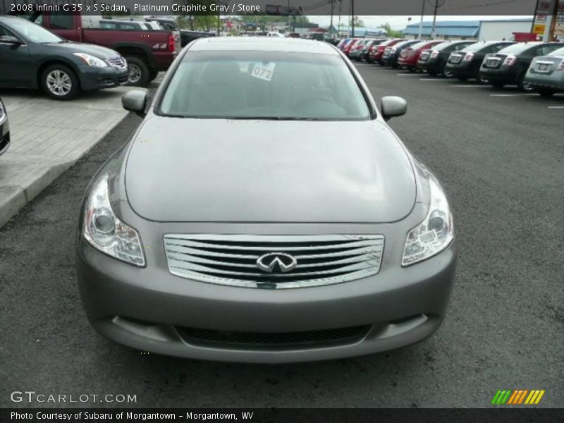  2008 G 35 x S Sedan Platinum Graphite Gray