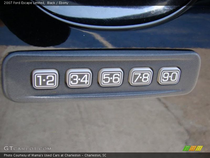 Black / Ebony 2007 Ford Escape Limited