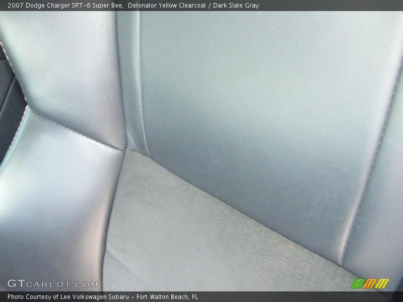 Detonator Yellow Clearcoat / Dark Slate Gray 2007 Dodge Charger SRT-8 Super Bee