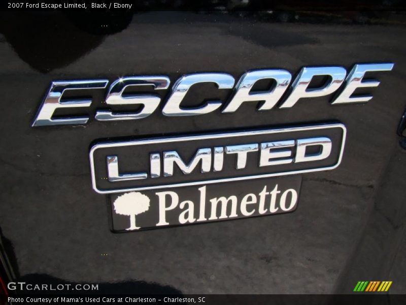 Black / Ebony 2007 Ford Escape Limited