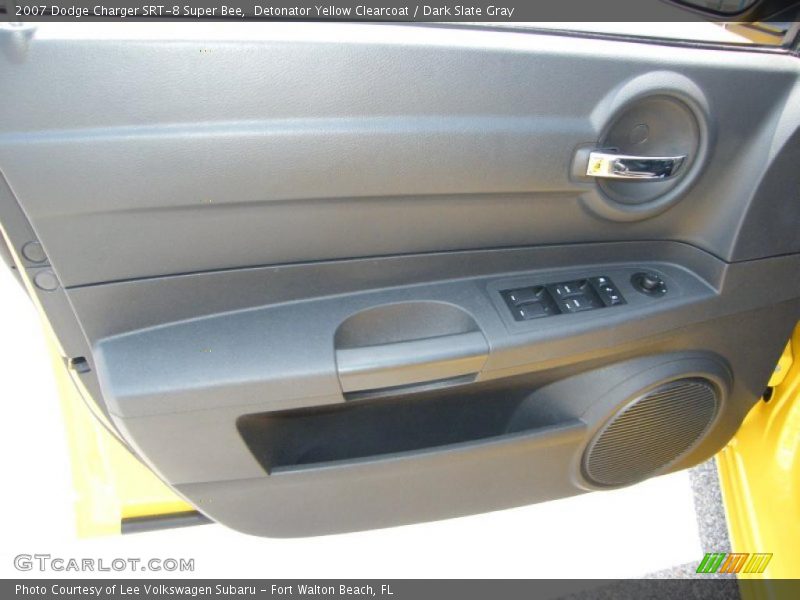 Detonator Yellow Clearcoat / Dark Slate Gray 2007 Dodge Charger SRT-8 Super Bee