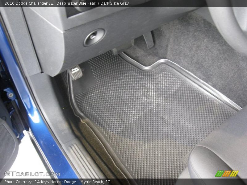Deep Water Blue Pearl / Dark Slate Gray 2010 Dodge Challenger SE