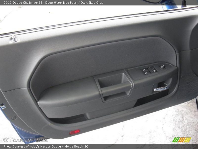 Deep Water Blue Pearl / Dark Slate Gray 2010 Dodge Challenger SE