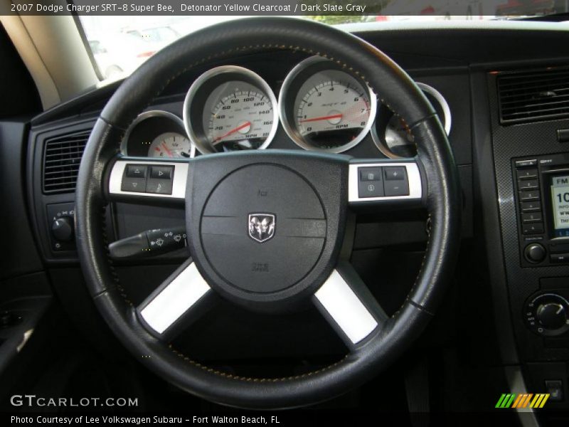 Detonator Yellow Clearcoat / Dark Slate Gray 2007 Dodge Charger SRT-8 Super Bee