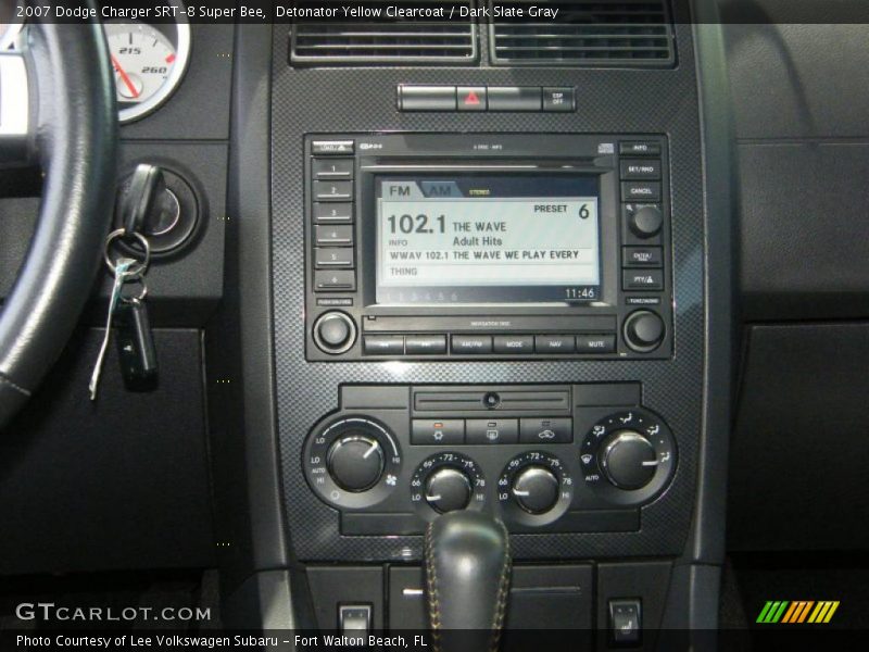 Detonator Yellow Clearcoat / Dark Slate Gray 2007 Dodge Charger SRT-8 Super Bee