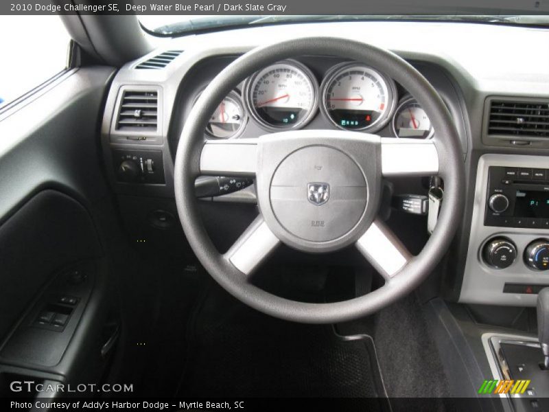 Deep Water Blue Pearl / Dark Slate Gray 2010 Dodge Challenger SE