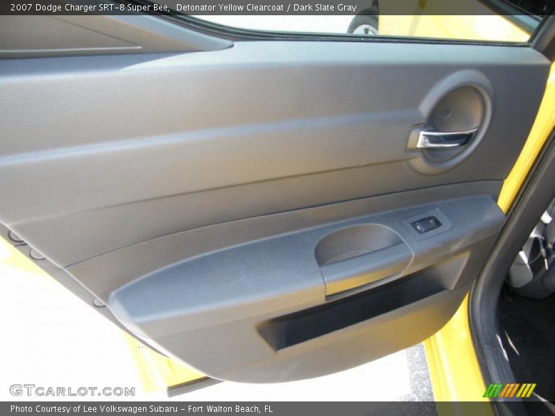 Detonator Yellow Clearcoat / Dark Slate Gray 2007 Dodge Charger SRT-8 Super Bee