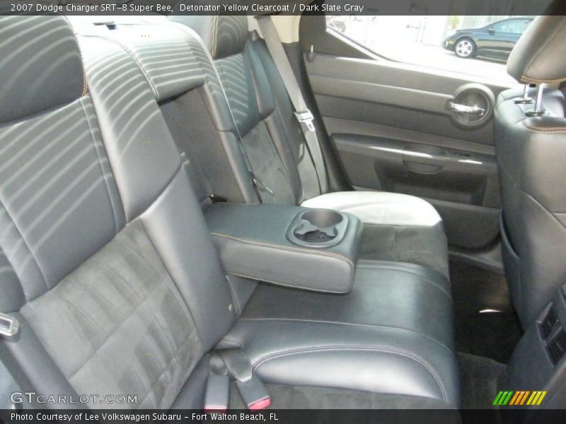 Detonator Yellow Clearcoat / Dark Slate Gray 2007 Dodge Charger SRT-8 Super Bee