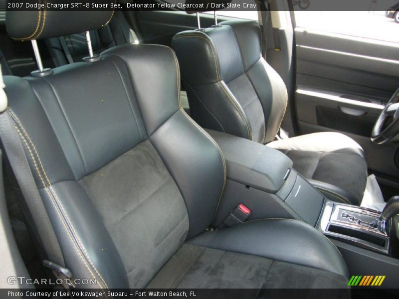 Detonator Yellow Clearcoat / Dark Slate Gray 2007 Dodge Charger SRT-8 Super Bee