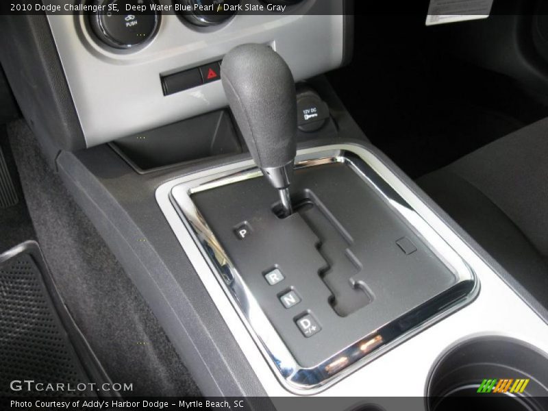 Deep Water Blue Pearl / Dark Slate Gray 2010 Dodge Challenger SE